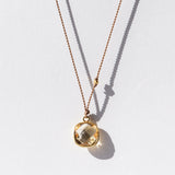 Square Citrine Necklace