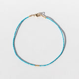 Tiny Turquoise Beaded Bracelet