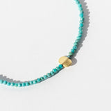 Turquoise Faceted Bead Bracelet