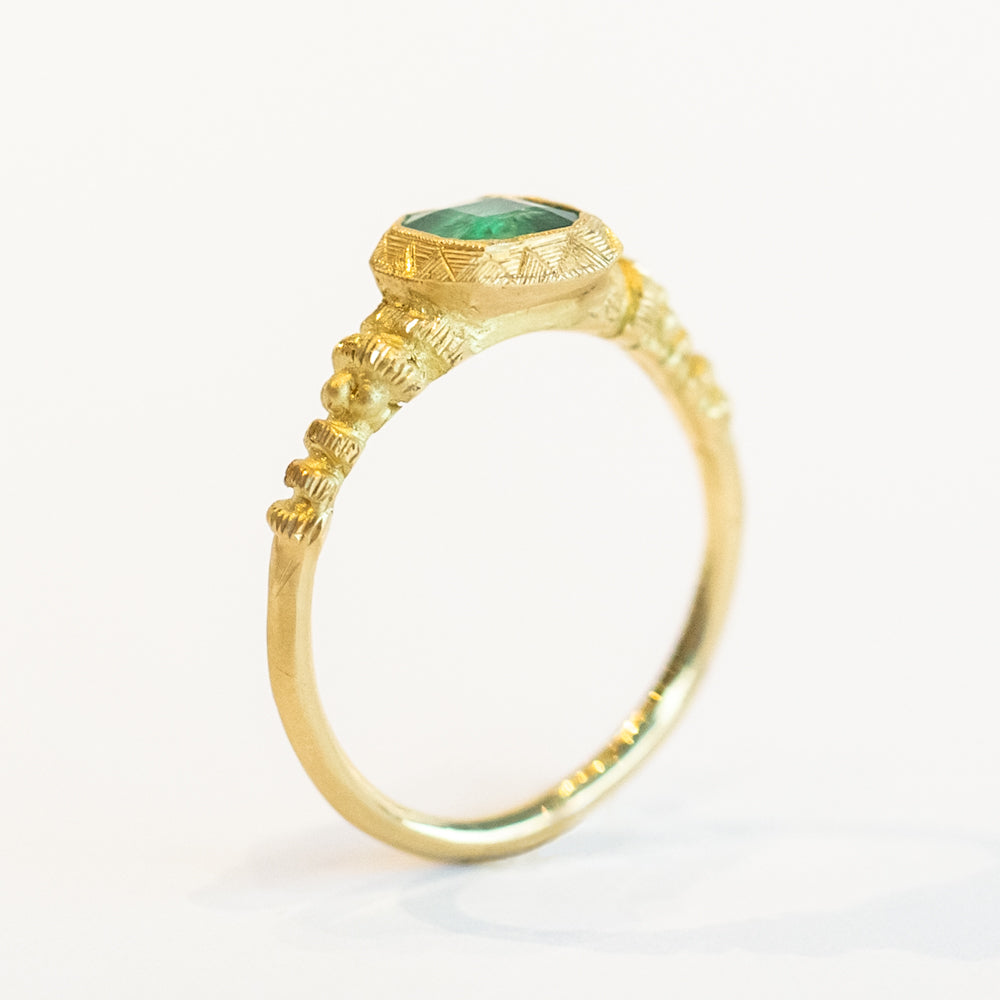 Emerald Anam Cara Ring