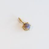 Round Opal Basket Charm