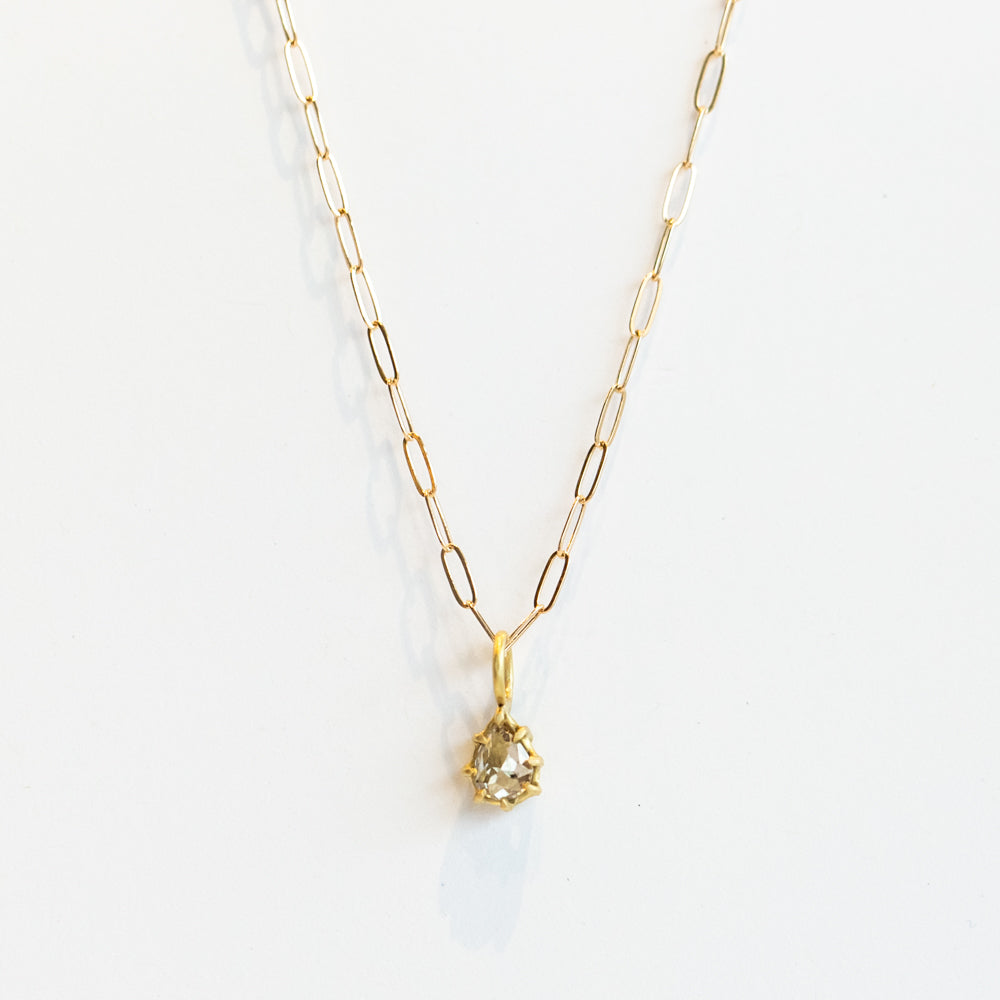 Salt and Pepper Pear Diamond Basket Charm