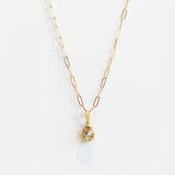 Salt and Pepper Pear Diamond Basket Charm