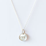 Tiny "PNW" Disc Charm