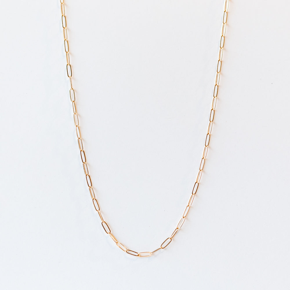 2mm Paperclip Flat Chain