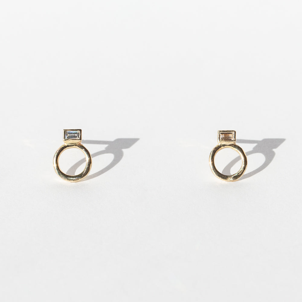 Diamond Nix Stud Earrings