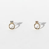 Diamond Nix Stud Earrings