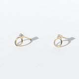 Diamond Nix Stud Earrings