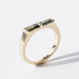 Dual-Tone Australian Sapphire Ring