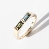 Dual-Tone Australian Sapphire Ring