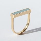 Amazonite Stacker Ring