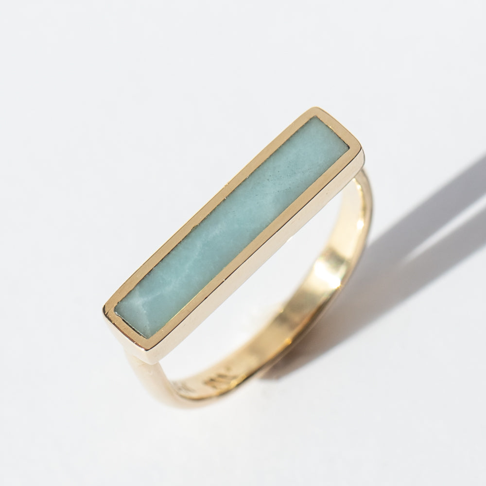 Amazonite Stacker Ring