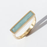 Amazonite Stacker Ring