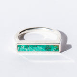 Chrysocolla Stacker Ring