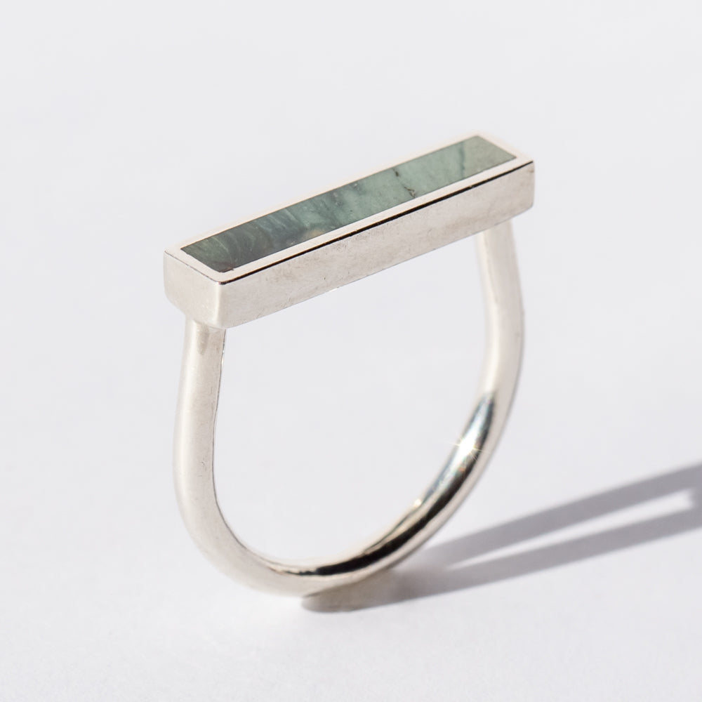 Jasper Stacker Ring