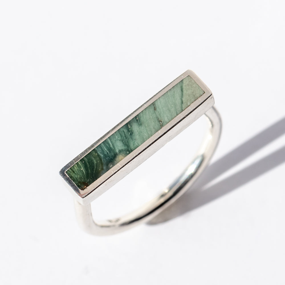 Jasper Stacker Ring
