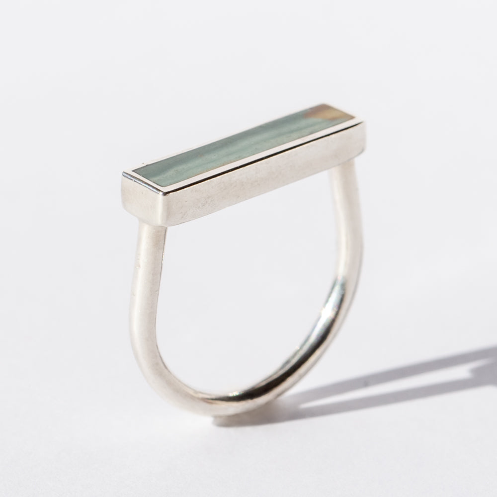 Jasper Stacker Ring