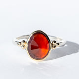 Hessonite Garnet Ring
