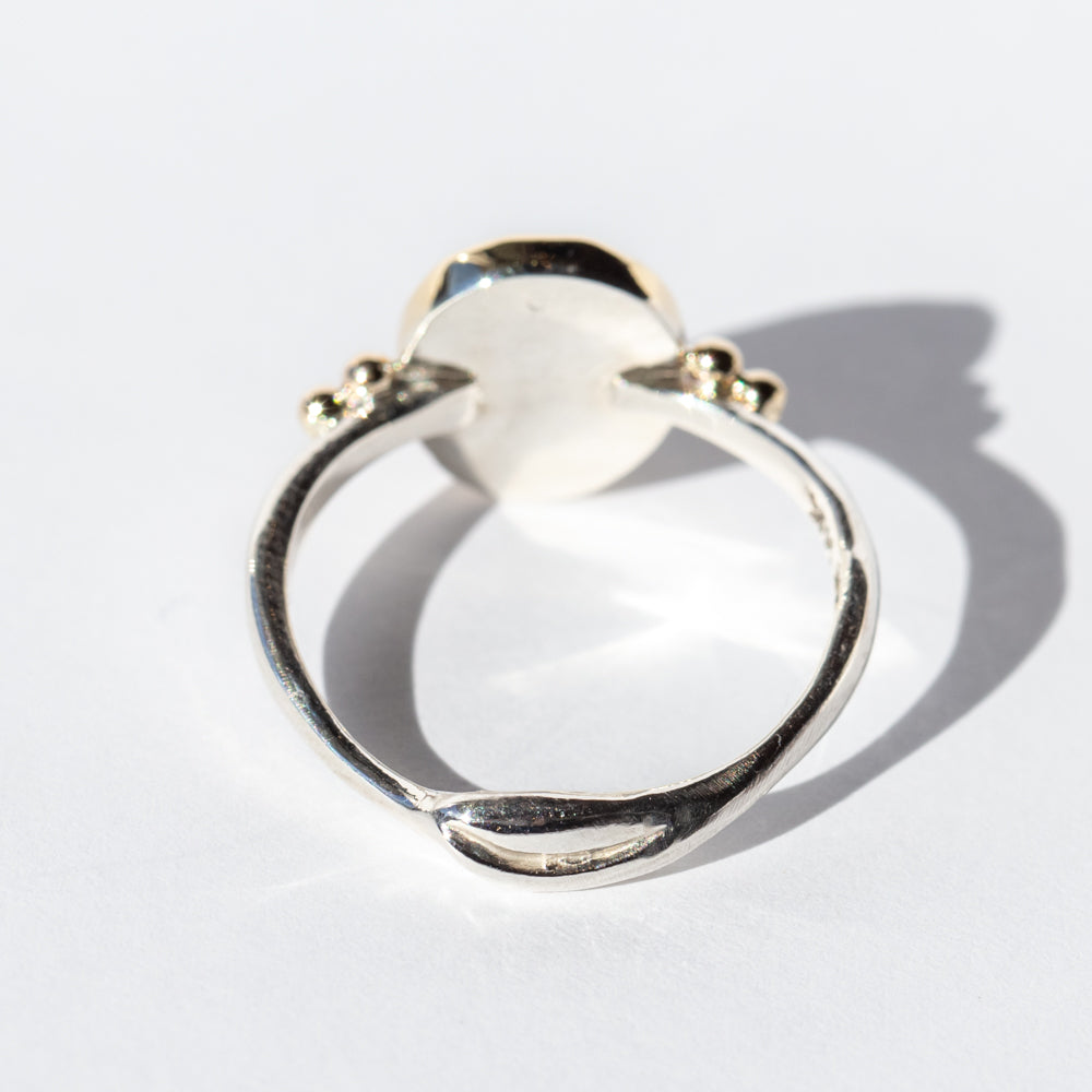 Hessonite Garnet Ring
