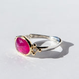 Ruby Ring with Diamonds