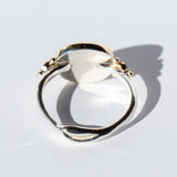 Royal Amethyst Ring with Salt and Pepper Diamonds