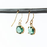 Indicolite Tourmaline Drop Earrings