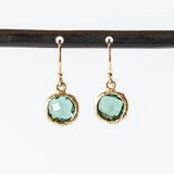Indicolite Tourmaline Drop Earrings