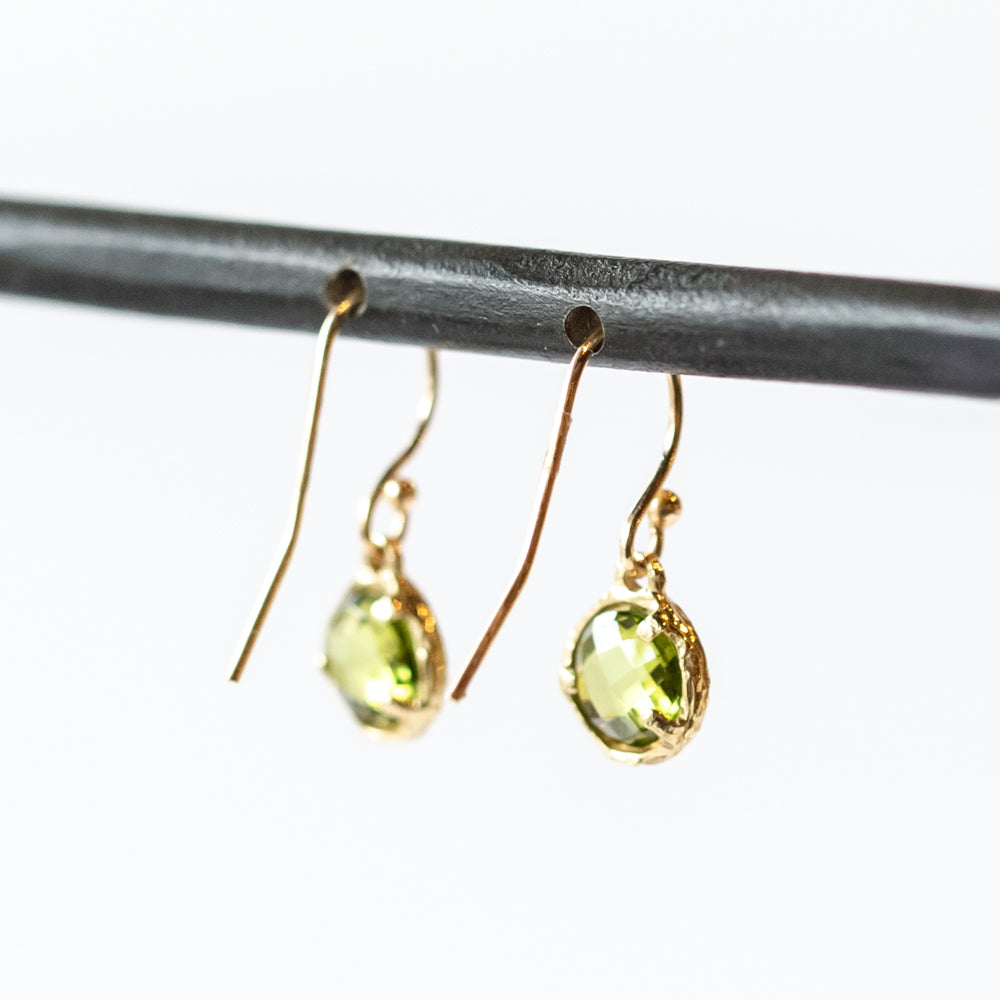 Peridot Drop Earrings