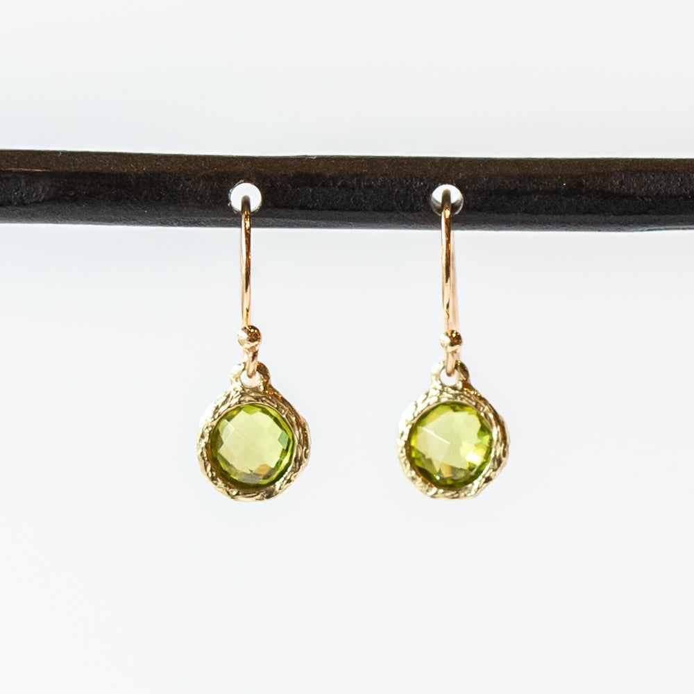 Peridot Drop Earrings