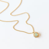 Small Opal Octagon Necklace