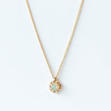 Small Opal Octagon Necklace