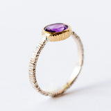 Oval Amethyst Ring