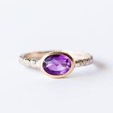 Oval Amethyst Ring