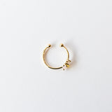 Opal and Diamond Two-Step Ear Cuff