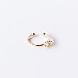 Opal and Diamond Two-Step Ear Cuff