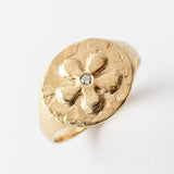 Flower Power Signet Ring