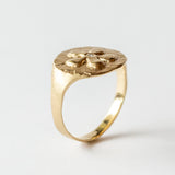Flower Power Signet Ring