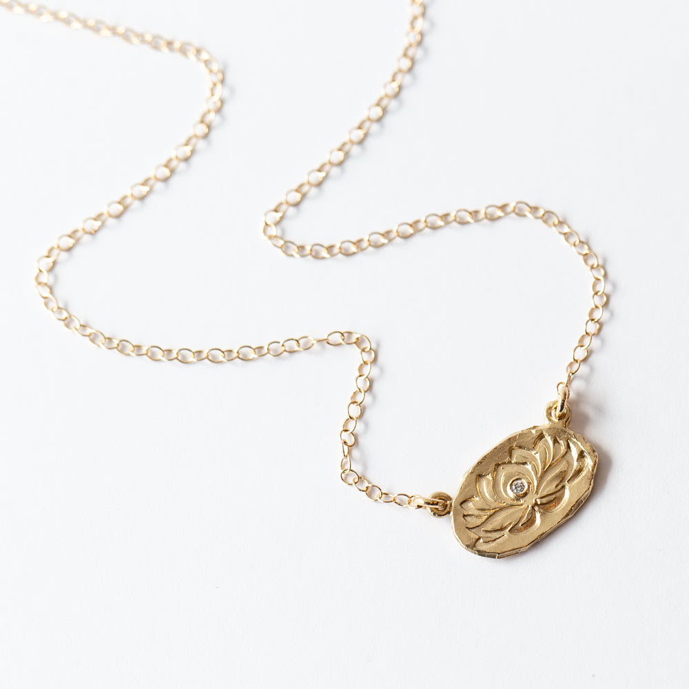 Resilience Lotus Necklace