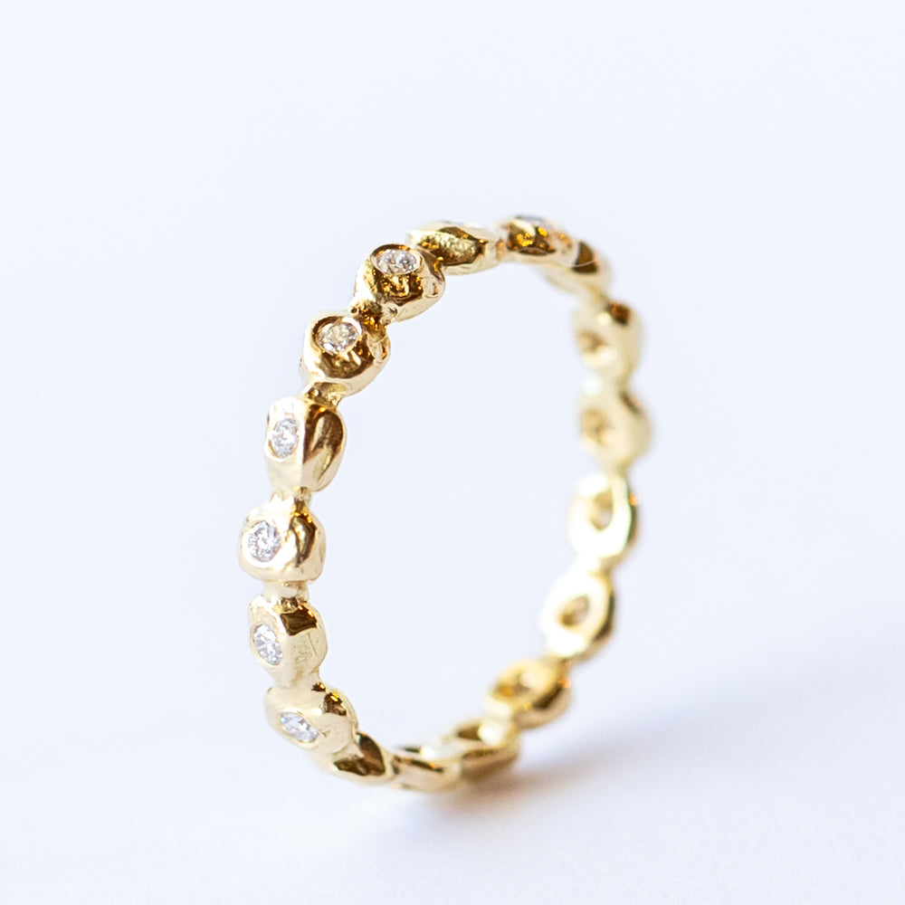 Diamond Dot Eternity Ring
