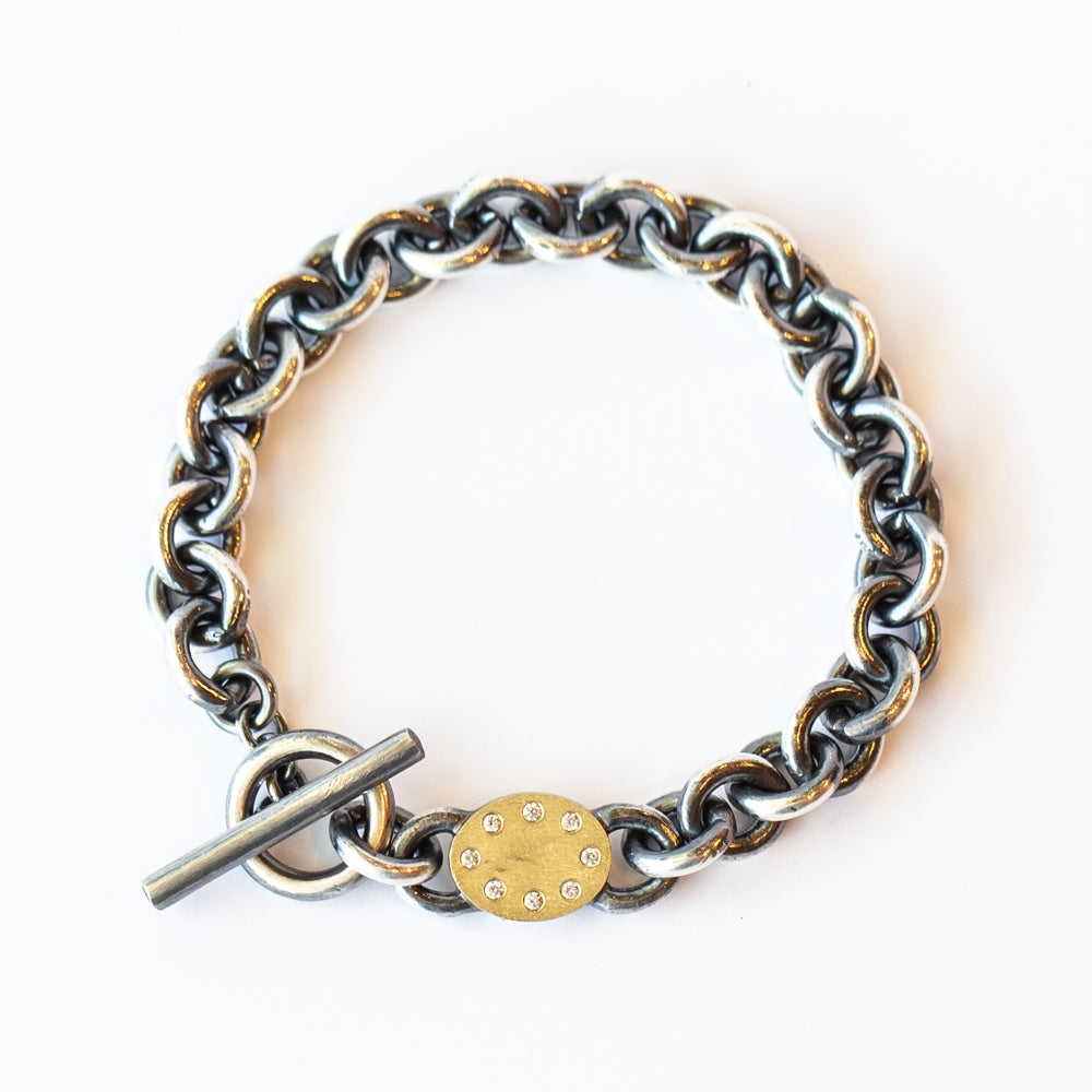 Versa Diamond Link Bracelet