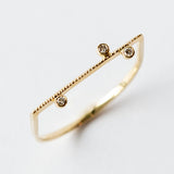 Three-Diamond U-Ring