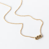 Rough Champagne Diamond Necklace