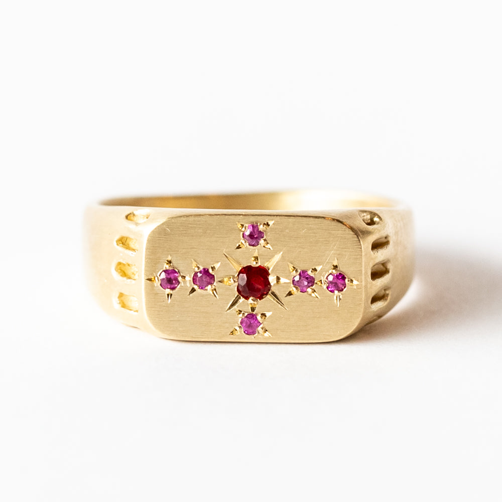Eternal Light Sapphire Signet Ring