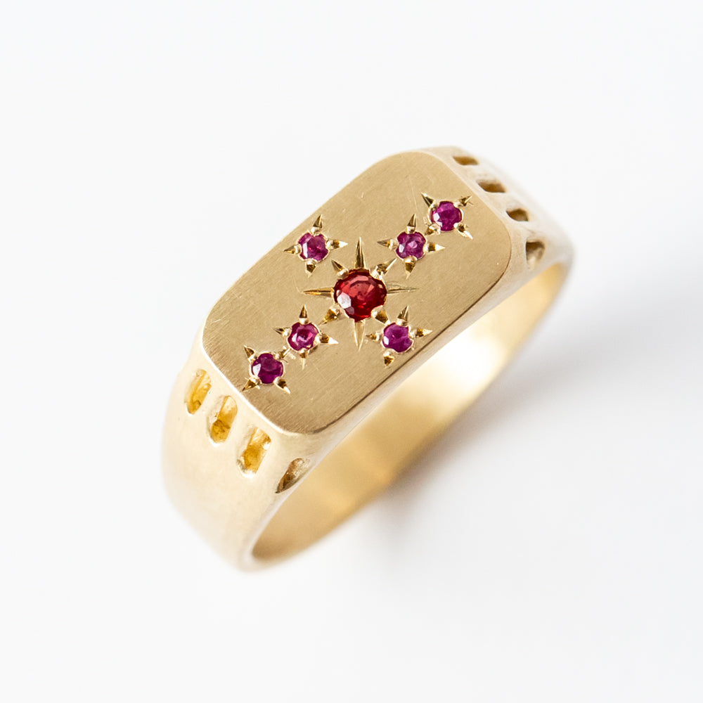 Eternal Light Sapphire Signet Ring