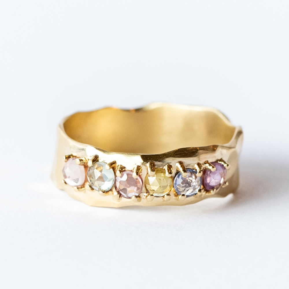 Sapphire Ripple Band