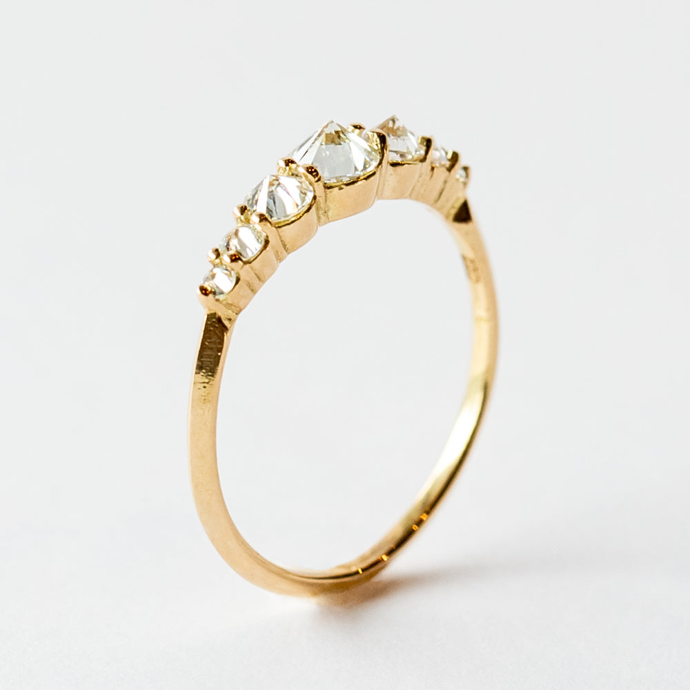 Barbed Diamond Lina Ring