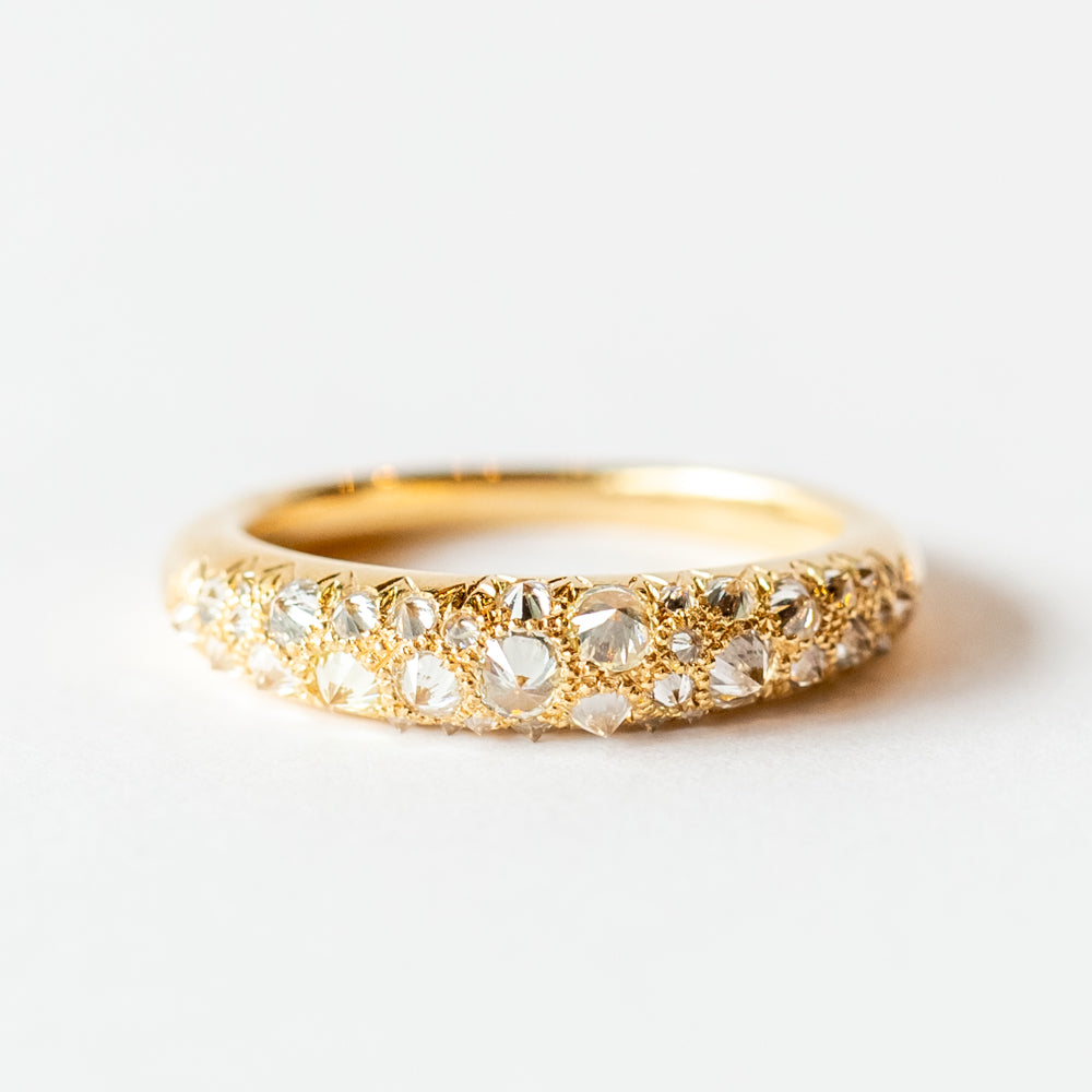Barbed Diamond Medium Duomo Ring