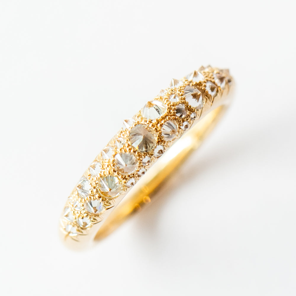 Barbed Diamond Medium Duomo Ring