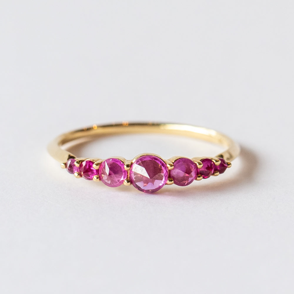 Barbed Ruby Lina Ring