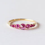 Barbed Ruby Lina Ring